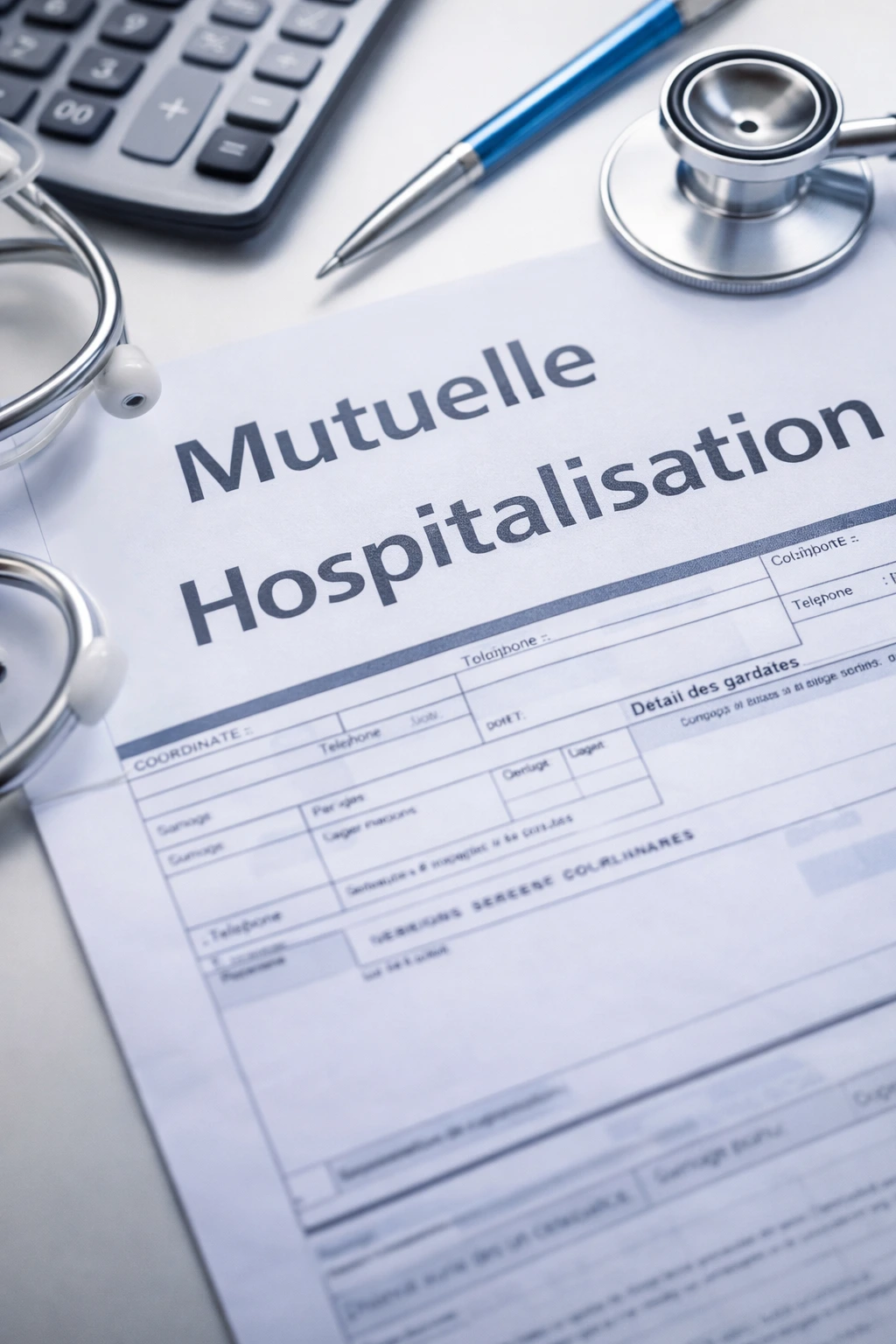 Souscription mutuelle hospitalisation